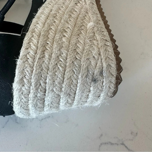 Eileen Fisher Wanda Tumbled Nubuck Espadrille Size: 5 - Picture 5 of 7